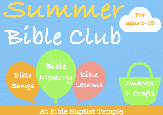 Summer Bible Club Banner