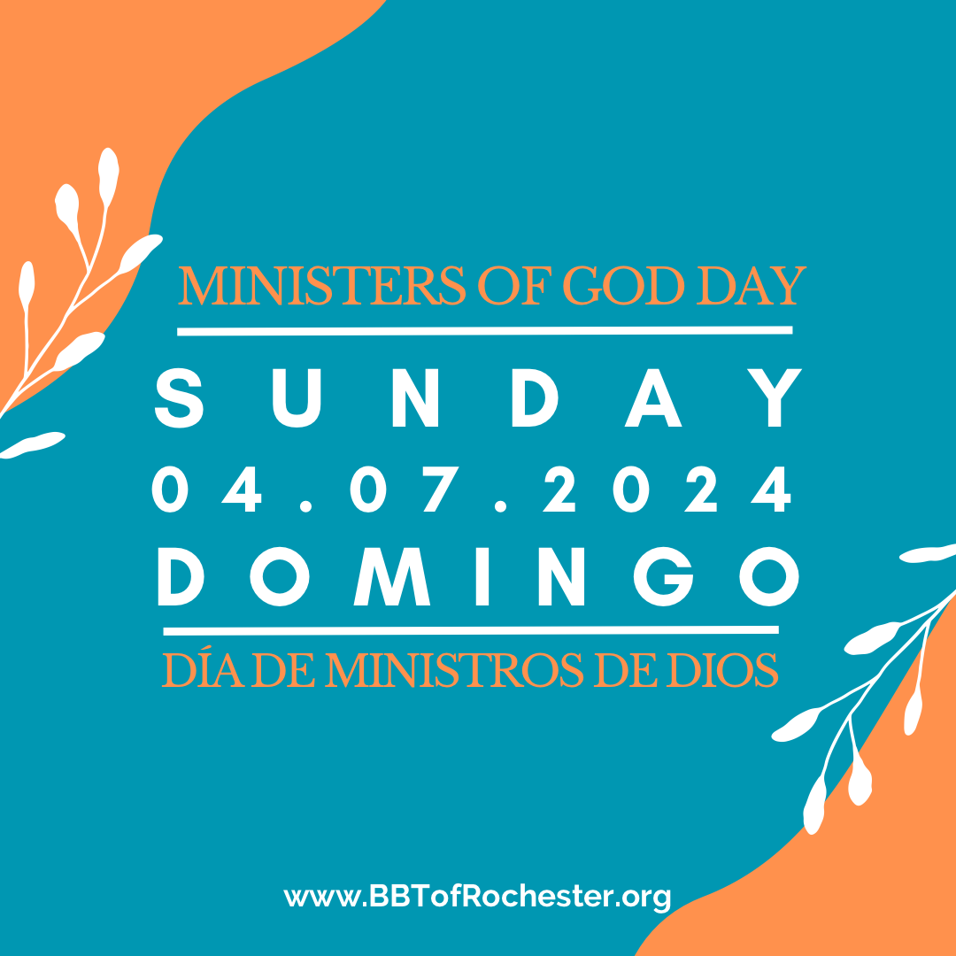 Ministers of God Sunday